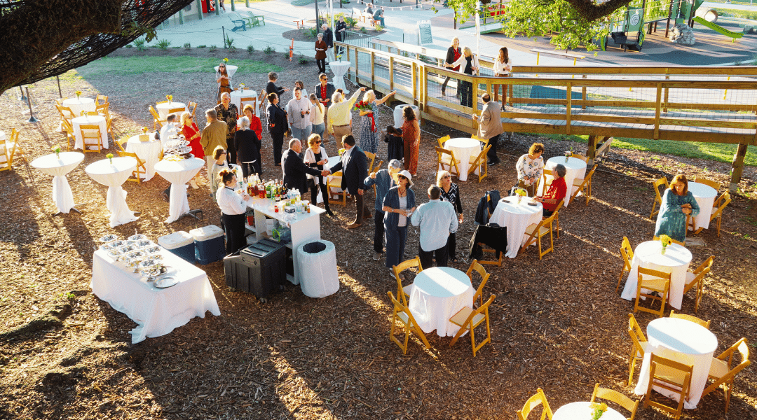Private event at Moncus Park