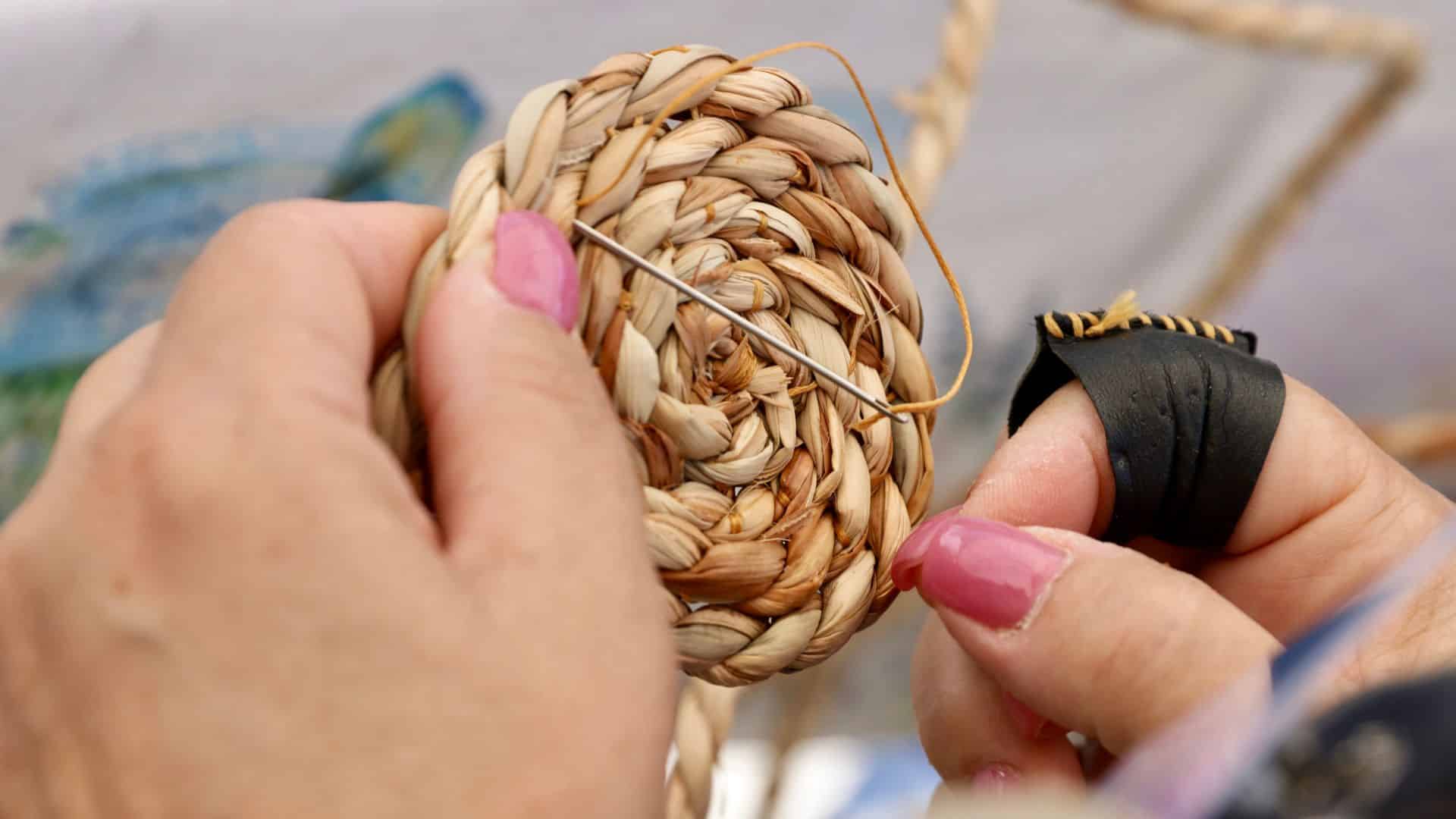 Basket Weaving Demonstration
